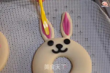 Make Little bunny donut buns step 7