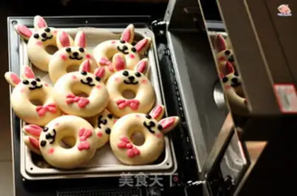 Make Little bunny donut buns step 11