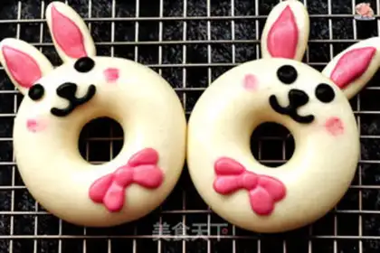 Make Little bunny donut buns step 13