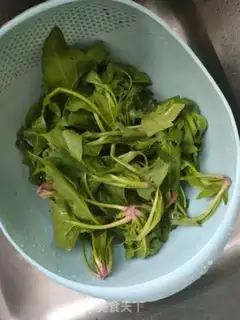 Make Fries and spinach step 3