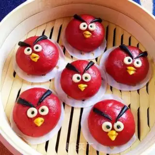 Make Angry bird buns step 24