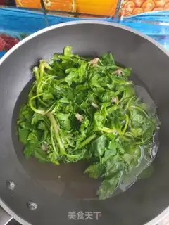 Make Fries and spinach step 4