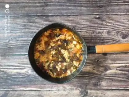 Make Potato omelet soup step 8