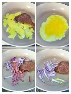 Make Egg-fried car noodles step 3