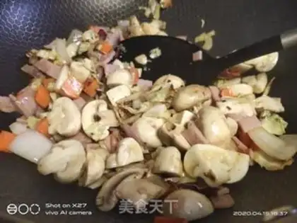 Make Mushroom bacon soup step 3