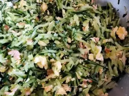 Make Cucumber egg dumplings step 12