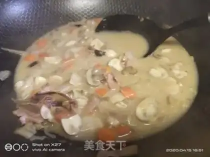 Make Mushroom bacon soup step 5