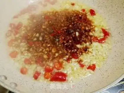 Make Garlic evaporation step 4