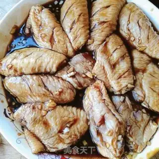 Make Chicken wings of garlic honey step 4