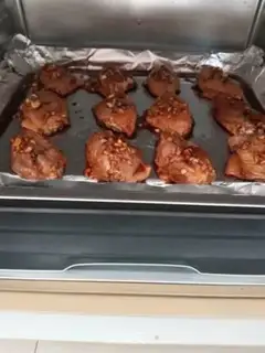 Make Chicken wings of garlic honey step 6