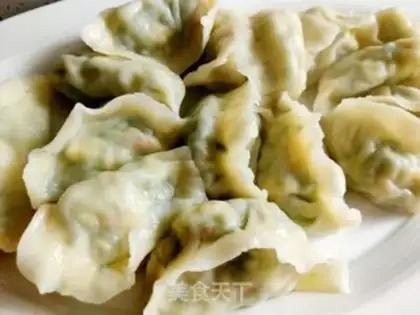 Make Cucumber egg dumplings step 19