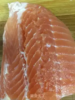 Make The salmon stabbing step 0