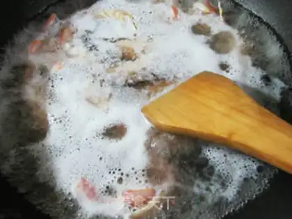 Make Egg pine fried rice step 10