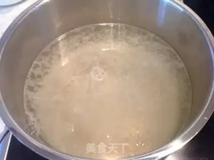 Make # White burning platinum with stinging mountain salad juice # step 1