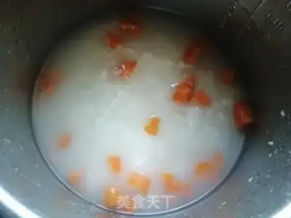 Make Carrot rice paste step 1