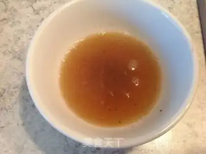 Make # White burning platinum with stinging mountain salad juice # step 4