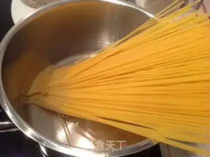 Make Brested shrimp pasta step 4