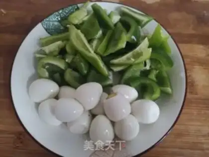 Make Cheese and pepper roasted quail eggs step 0