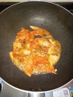 Make Hot cabbage and tofu potatoes step 0