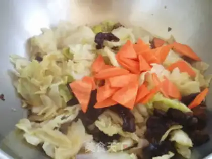 Make Black-mucked cabbage step 5