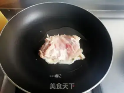 Make Take the chicken leg rice burger step 8