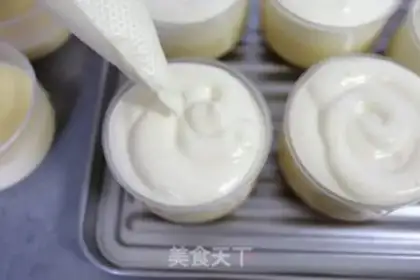 Make Caramel cheese pudding step 14