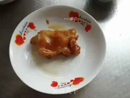 Make Take the chicken leg rice burger step 11
