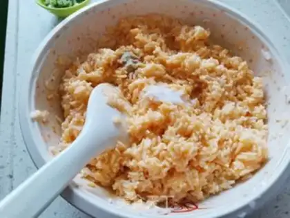 Make Gold fried rice step 1