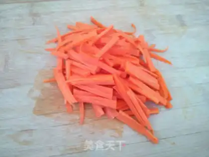 Make A squid with carrots step 1