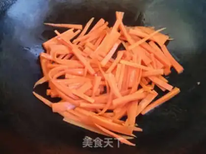 Make A squid with carrots step 3