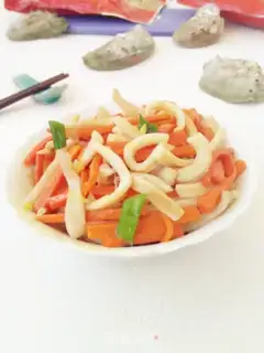 Make A squid with carrots step 8
