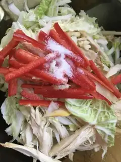 Make Salt chicken cabbage step 5