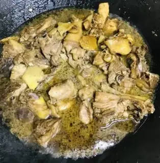 Make Potato chicken step 7