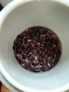 Make Black rice congee step 2