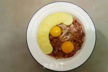 Make Meat and eggs, tofu step 4