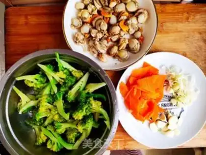 Make Scallops of broccoli step 3