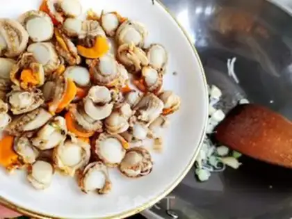 Make Scallops of broccoli step 5