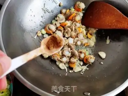 Make Scallops of broccoli step 6