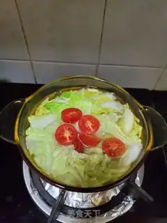 Make Cow-ball cabbage soup step 4