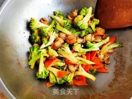 Make Scallops of broccoli step 10