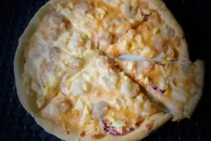 Make pineapple shrimp pizza step 29