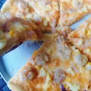 Make pineapple shrimp pizza step 30