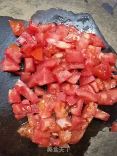 Make Tomato egg soup step 1