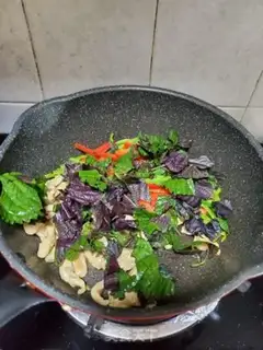 Make ♪ Purple chili fried chicken silk ♪ step 8