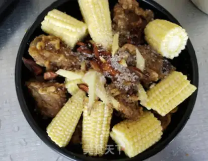 Make Corn steaming ribs step 6