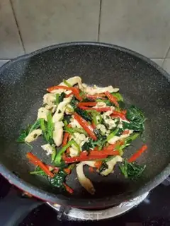 Make ♪ Purple chili fried chicken silk ♪ step 9