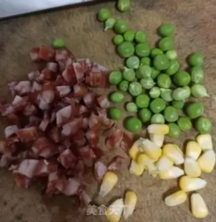 Make Potato sausage fried rice step 0