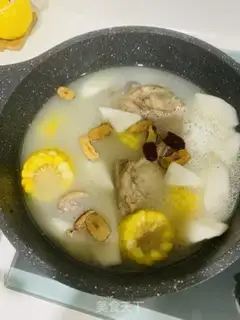 Make Crumbs and corn potion step 6