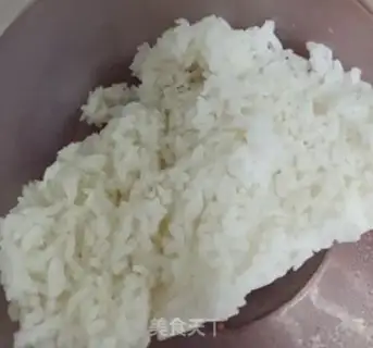 Make Potato sausage fried rice step 1