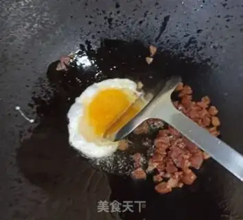 Make Potato sausage fried rice step 5